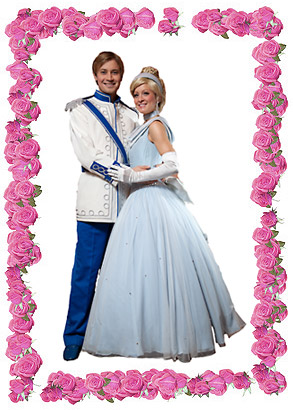 Cinderella und ihr Prinz auf dem Ball